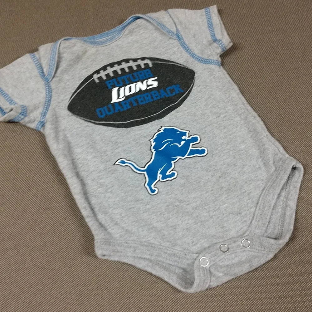 NFL Detroit Lions onesie 3/6m